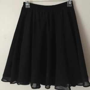 ❌SOLD!❌Black chiffon skirt